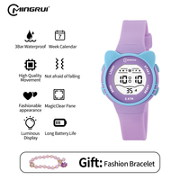 Montre numérique LED pour enfants, ultra-légère 24,9 g, étanche 30 m, montre numérique personnalisée pour enfants, garçons, filles, usine OEM