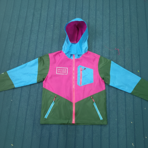 Vestes coupe-vent décontractées avec motif de lettres XS-XL tailles tricotées imperméables avec fermeture à glissière manteaux d'hiver teints - Product Image 1