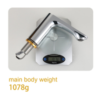 HY-160D Robinet de lavabo automatique infrarouge sans contact à trou unique, structure intégrée, en alliage de zinc et céramique, moins cher