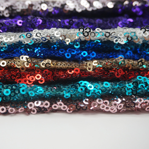 Tela decorativa de lentejuelas redondas, tejido de alta calidad con diseño de lujo, red brillante multicolor - Product Image 6