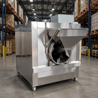 Machine à torréfier les cacahuètes en acier inoxydable, équipement industriel de cuisson des noix pour les noix de cajou et les amandes