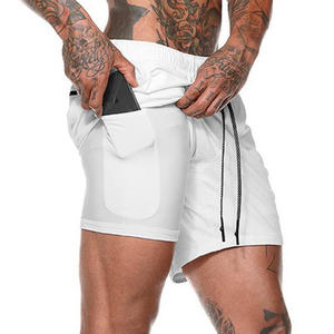 Custom Logo Men'S <strong>Sports</strong> <strong>Shorts</strong> Workout Running 2 in 1 <strong>Shorts</strong> Men Polyester Custom Mesh <strong>Shorts</strong> <strong>With</strong> <strong>Pockets</strong> - Product Image 2
