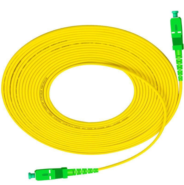 FTTH Drop Cable G657A2 Single Mode SC/APC/UPC IP Network Fiber Optic Patch Cord with SC-SC Connectors