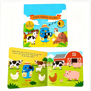 Servizio di Stampa Personalizzata di Audiolibri <span class=keywords><strong>per</strong></span> Bambini, Fabbrica Cinese OEM, Libri Interattivi <span class=keywords><strong>per</strong></span> Bambini con Moduli Sonori e Illustrazioni Personalizzate - Product Image 1