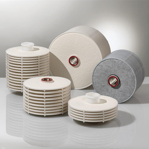 Module de filtration profonde <span class=keywords><strong>série</strong></span> Zeta, filtre lenticulaire empilable de remplacement, 12 pouces, 16 cellules, pour la filtration de bière, de vin et de liquides - Product Image 1