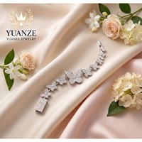 Bracelet de luxe en argent S925 plaqué or 18 carats avec moissanite, motif papillon, bijoux pour femmes, sur mesure selon la photo