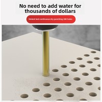 Huhao 6-60mm laiton soudure diamant noyau forets scie cloche pour verre émaillé carrelage marbre béton céramique Cutter
