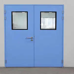 JST Molded Fiberglass Polyurethane Foam Core cleanroom door for pharmacy hospital lab