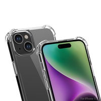 Étui de téléphone portable pour iPhone 15, étui de téléphone portable en TPU PC pour iPhone 15 Pro Max 14 13 12, antichoc