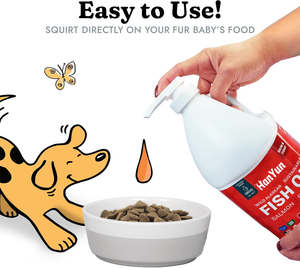 Aceite de Salmón Personalizado al <span class=keywords><strong>por</strong></span> Mayor para Perros y Gatos, Alivia las Alergias, Cuidado de la Piel Seca, Líquido Puro Premium - Product Image 4