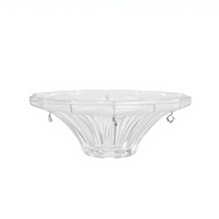 Bobeche en verre conique écologique de 4,25 pouces pour lustre Schonbek 9764 9764/1 La Scala Bagatelle, pièces de rechange pour bol de lustre