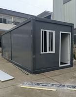 Maisons modulaires préfabriquées détachables de 20 pieds et 40 pieds, appartements mobiles en conteneurs avec design moderne du milieu du siècle, maison en conteneur