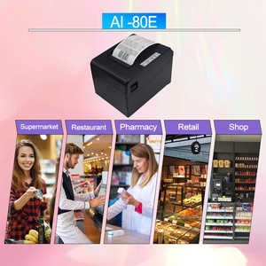 Aixw pos80 Máy in hóa đơn nhiệt với máy cắt tự động Máy tính để bàn Máy in hóa đơn cho hệ thống POS ngăn kéo tiền mặt sử dụng máy tính - Product Image 2