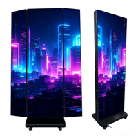 Écran LED pliable pour stand de salon professionnel, installation rapide, toile de fond portable, bannière vidéo