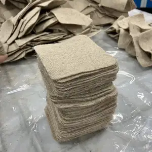 Jute Micro-Mats Hydroponic Grow Pads/Organic Production Wheatgrass Microgreens Plant And Seed Germination For Greenhouse Trays