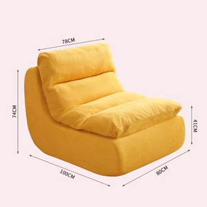 Sofá Individual Desmontable con Cubierta Extraíble y Relleno Comprimido - Mueble de Compresión - Product Image 6