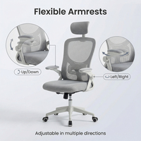 Chaise de bureau ergonomique en maille, réglable, pivotante, robuste, pour ordinateur, vente en gros, directement de l'usine