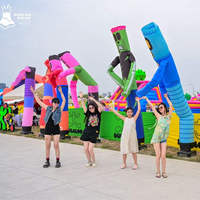 Homme dansant gonflable d'extérieur avec souffleur, tube publicitaire, décoration d'événements, Meichen Inflatable Factory Direct Supply