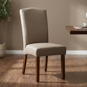 Chaise de salle à manger solide BAS 2192 moderne en bois d'hévéa dossier haut conception de durabilité maison salon meubles de salle à manger malaisie - Product Image 3