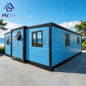 Steel Structure 40Ft 20Ft Prefab Expandable Container House 1 2 3 4 5 Bedroom Modern Kitchen Mobile Home Cabin - Product Image 2