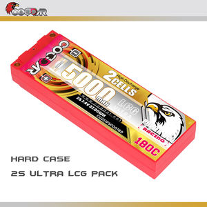 CODDAR RC LiPo แบตเตอรี่2S 5000MAH 7.4V 180C เคสแข็ง5มม. กระสุน LCG Stick Pack 1/10สเกล RC Cars - Product Image 5