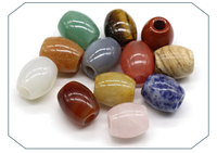 Agate Crystal Stone Agate Jade Bucket Beads Large Hole Beads Aperture 5mm Hand Jewelry Accessories for Women