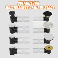 Mini Micro Meuleuse d'Angle Électrique Multifonction pour Marbre Carrelage Coude 90 Degrés Nettoyage Coupe Polissage Pierre