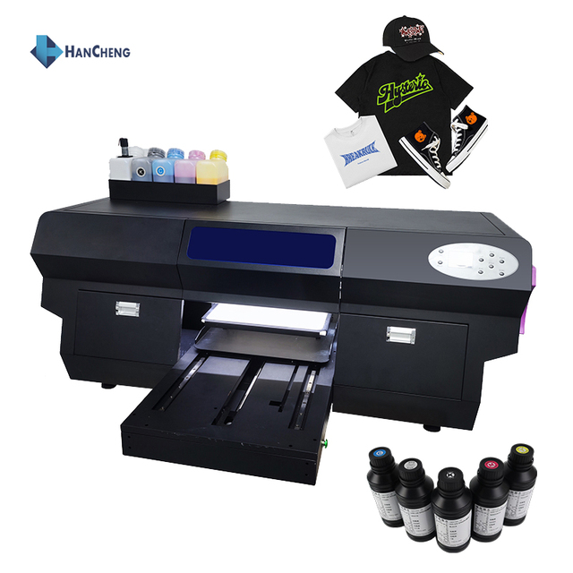 Wholesale A1 6090 Direct to Garment Printing Machine Cmyk+w Double Heads Best Dtg Printer for Small Business