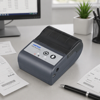 Imprimante thermique HSPOS 591AI Mini 58 mm, 80 mm/s, USB, 1500 mAh, charge rapide, 45 langues, pour POS mobile, restaurant