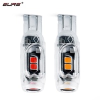Luz estroboscópica para matrícula EURS de alto brillo T10 2835 5smd, LED automático 5W5, Canbus no polar, bombilla pequeña para coche, lámpara indicadora de ancho