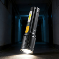Lampe torche LED tactique 1000 lumens, 5 modes, rechargeable, étanche, pour la sécurité en extérieur, vente en gros