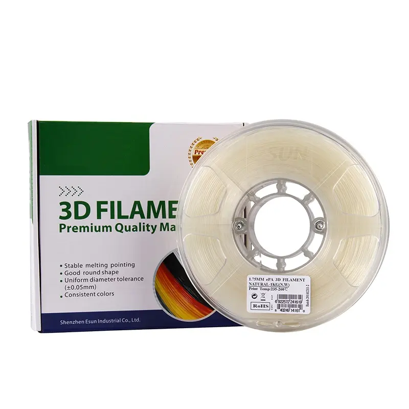 ESun ePA 3d printer filament 1.75mm 1KG Nylon filament PA filament high strength for FDM printer