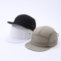 Casquette de baseball pour sports de plein air, respirante, en maille, séchage rapide, pour camping, randonnée, course à pied, unisexe, unie, 5 panneaux