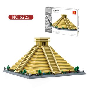 6225塑料积木建筑城市街景墨西哥库库尔坎埃尔卡斯蒂略积木套装模型积木儿童玩具 - Product Image 2