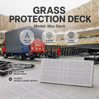 Tapis de protection d'herbe emboîtable pour terrains de sport, concerts, mariages, expositions, protection de gazon extérieur