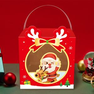 Noël <span class=keywords><strong>Carol</strong></span> Boîtes En Carton Papier Blanc Note De Musique Imprimer Vacances Dessert Emballage Thème Chantant - Product Image 6