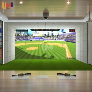 Trong nhà thể thao bóng chày mô phỏng tương tác bóng chày bắn súng máy cho sân chơi trong nhà thiết bị giải trí - Product Image 6