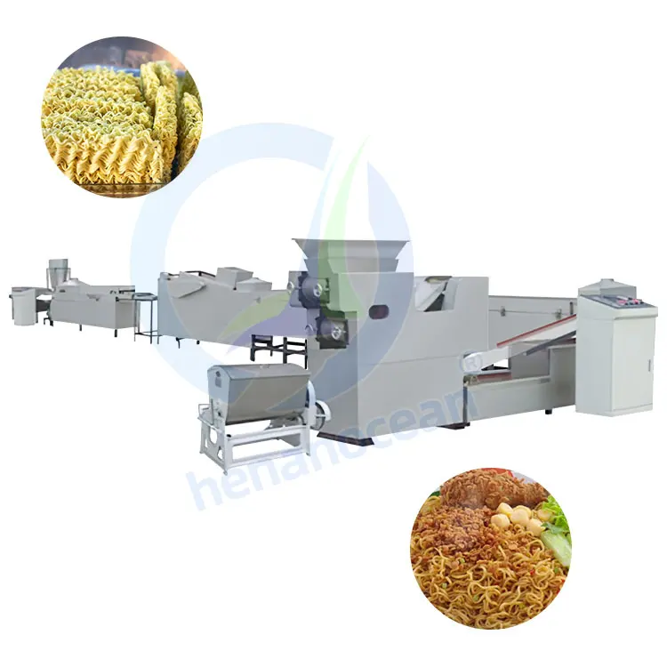 OCEAN Automatic Fried Instant Cup Noodles Fritar Planta Fazer Máquina Cook Fabricação Linha De Produção Comercial