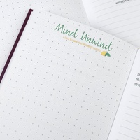 Carnet de notes/journal/agenda A5 en tissu de lin à couverture rigide, avec logo personnalisé estampé à chaud, écologique, pour le bureau et les entreprises