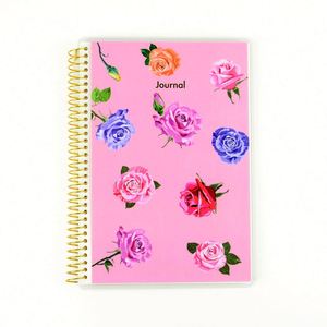 Custom Professional A5 Eco-Friendly PP Cover Disc-Bound Spiral <b>Notebook</b> Gold Foil Logo 100 Sheets Refillable <b>Grid</b> Pages Journal - Product Image 1