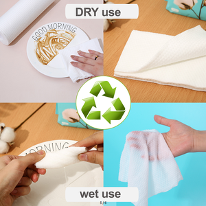 <strong>Disposable</strong> <strong>Face</strong> Towel <strong>Face</strong> <strong>Cloths</strong> for Washing Soft Cotton Dry Wipes Facial <strong>Cloths</strong> Towelettes for Washing and Drying - Product Image 3