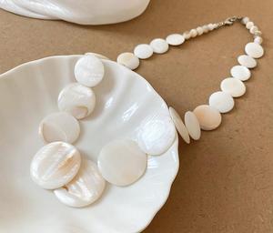 Collares <span class=keywords><strong>de</strong></span> moda Concha y <span class=keywords><strong>Collar</strong></span> chapado en oro para mujer <span class=keywords><strong>Collar</strong></span> <span class=keywords><strong>de</strong></span> joyería para verano Playa y Mar - Product Image 1