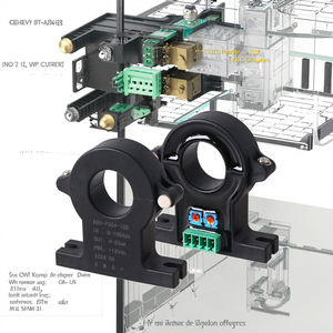 Sensor de Corriente de Núcleo Dividido NJXSE K6 con Rango de 50A a 600A y Precisión de 2V, 4V, 5V - Product Image 1