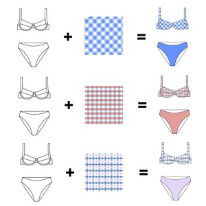 Wholesale Bikini Set <strong>Old</strong> Women Two Piece <strong>Swimsuits</strong> for Women Hot Girls Bathing Suits Swimwear Beachwear - Product Image 1