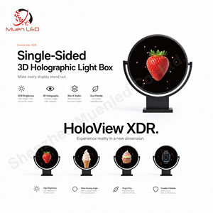 Boîte à lumière de 50 cm, affichage holographique 3D, boîte à lumière publicitaire à un seul côté pour affichage publicitaire - Product Image 2