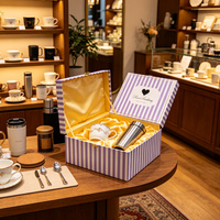 Boîtes d'emballage de luxe pour tasses et gobelets, boîtes cadeaux en carton avec insert en mousse, carton rigide recyclé Elite