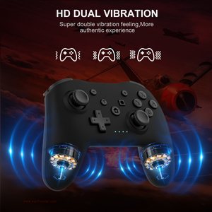 Ns017 không dây LED ánh sáng chơi game Gamepad nhựa cầm tay con quay hồi chuyển điều khiển cho PC cho <span class=keywords><strong>PS3</strong></span> cho PS4 giao diện điều khiển cho chuyển đổi giao diện điều khiển - Product Image 5