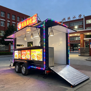 Burger Fully Equipped Mobile Kitchen Modern Horse <b>Box</b> Food Truck Fast Concession <b>Trailer</b> - Product Image 6