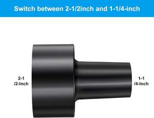 Adaptadores Universales para Mangueras de <span class=keywords><strong>Aspiradora</strong></span> WS25011A de 2-1/2 Pulgadas a 1-1/4 Pulgadas, Adaptador para <span class=keywords><strong>Aspiradora</strong></span> en Seco y Húmedo, Conector de <span class=keywords><strong>Manguera</strong></span>, <span class=keywords><strong>Aspiradora</strong></span> Industrial - Product Image 4
