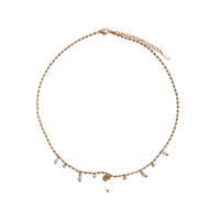 Collier de perles d'eau douce tendance, collier de perles haut de gamme, idéal pour les rendez-vous, les fêtes, les cadeaux et la vie quotidienne des femmes